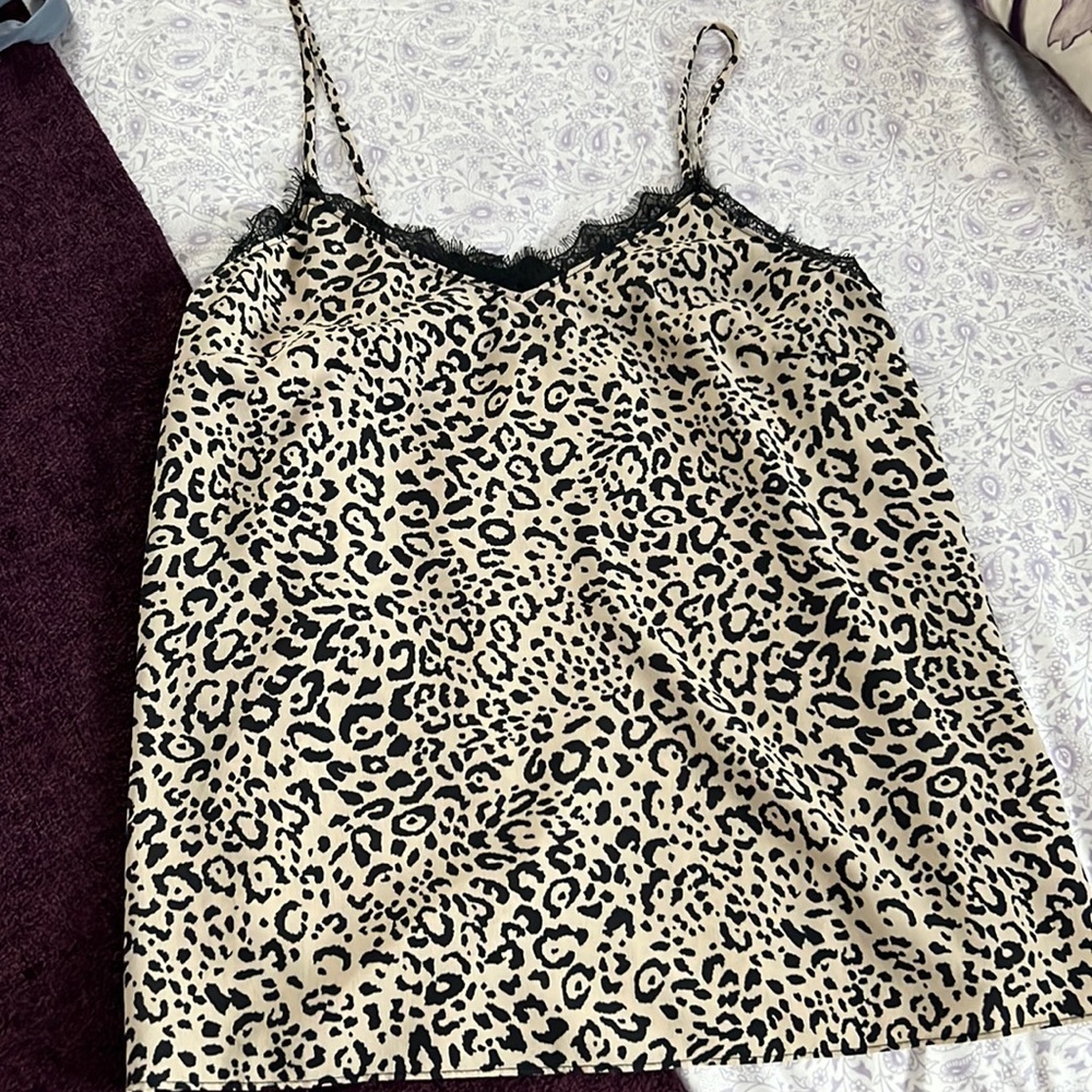 Cheetah tank top